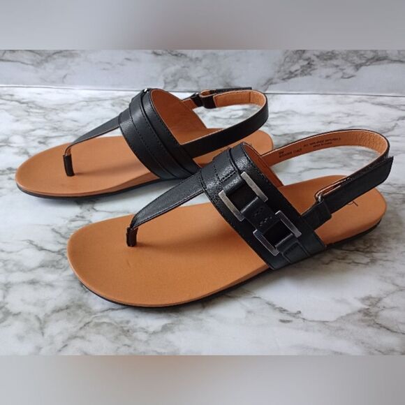 NIB B.O.C. Born Concept Keegan Black Thong Sandals Size 9M - Picture 3 of 13